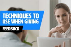 Techniques To Use When Giving Feedback