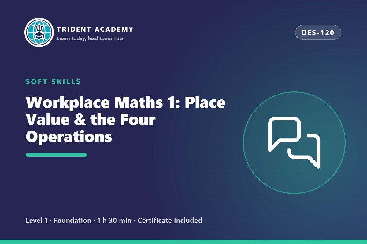 Workplace Maths 1: Place Value & the Four Operations