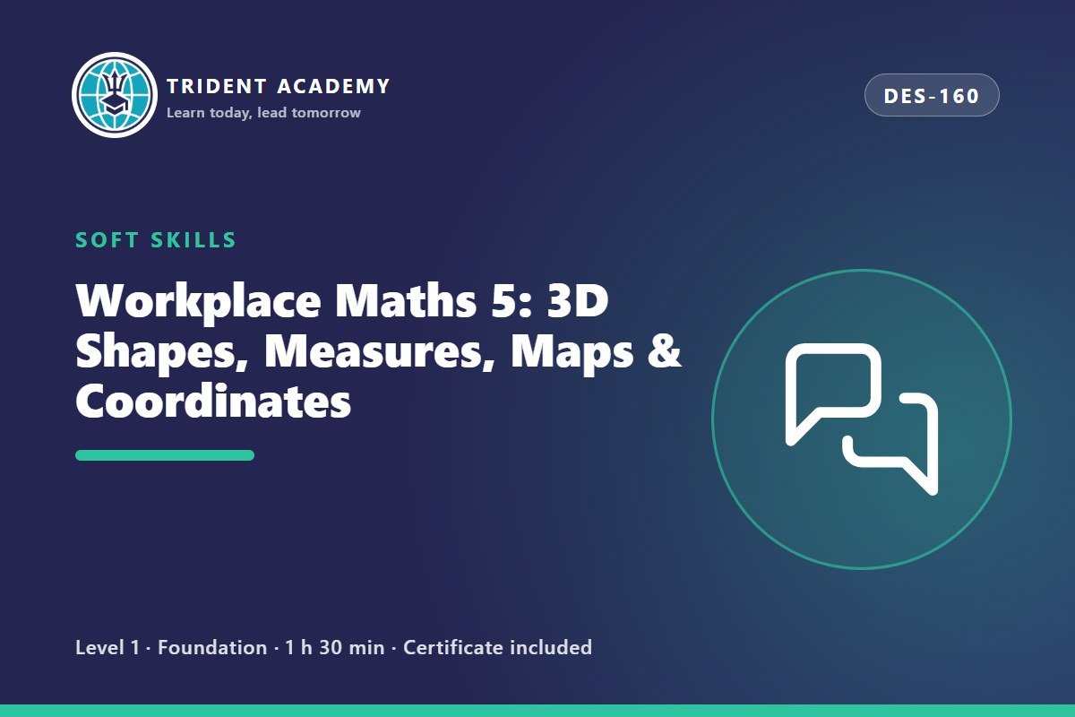 Matemática no Trabalho 5: Sólidos, Medidas, Mapas e Coordenadas (curso em inglês)