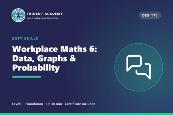 Matemática no Trabalho 6: Dados, Gráficos e Probabilidades (curso em inglês)