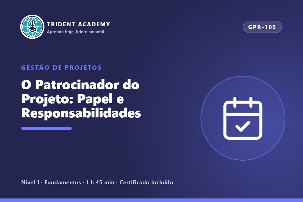 O Patrocinador do Projeto: Papel e Responsabilidades