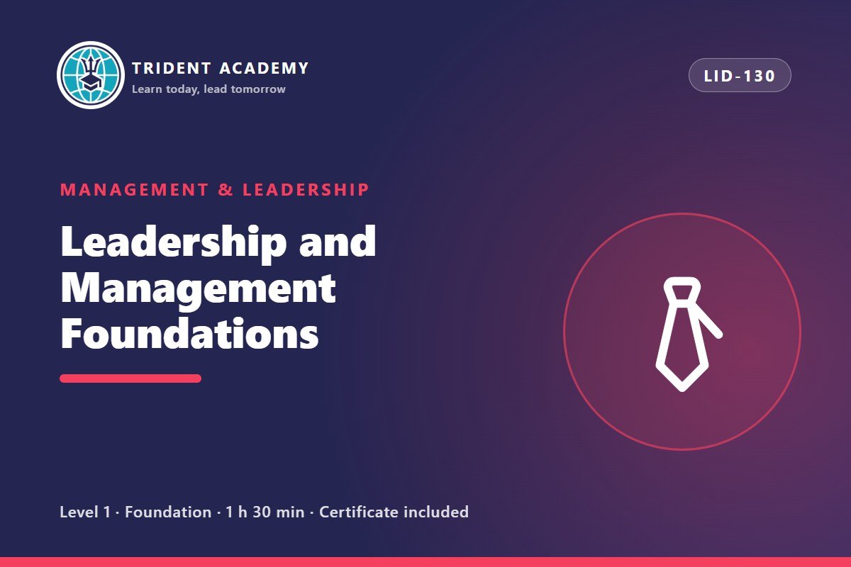 Leadership and Management Foundations