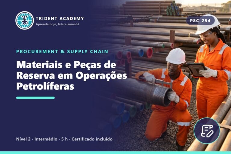 Materiais e Peças de Reserva em Operações Petrolíferas