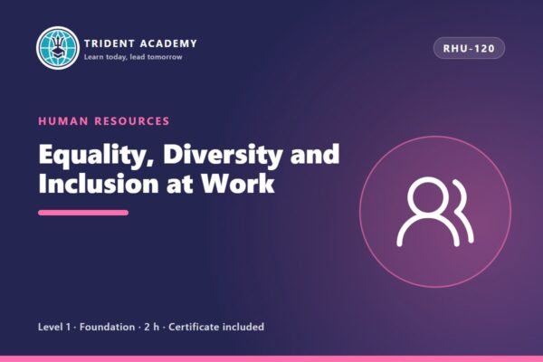 Igualdade, Diversidade e Inclusão no Trabalho (curso em inglês)