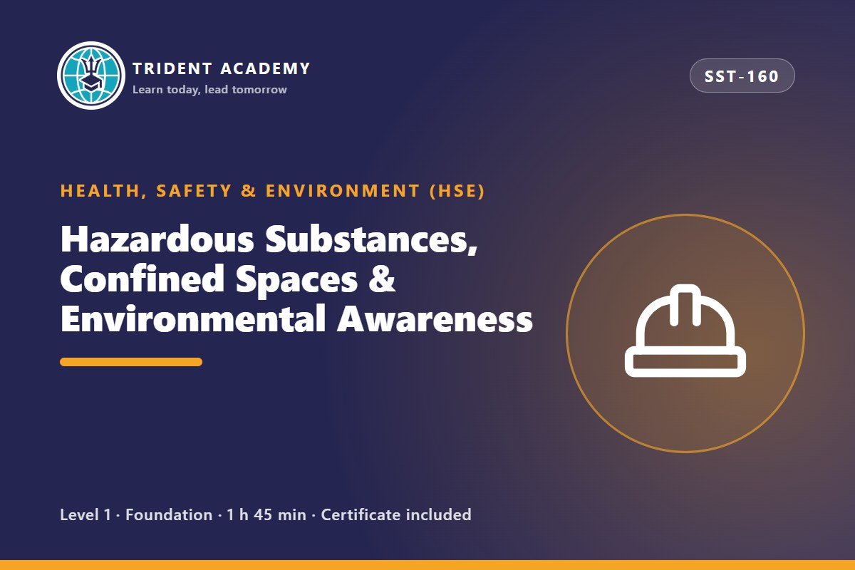 Hazardous Substances, Confined Spaces & Environmental Awareness