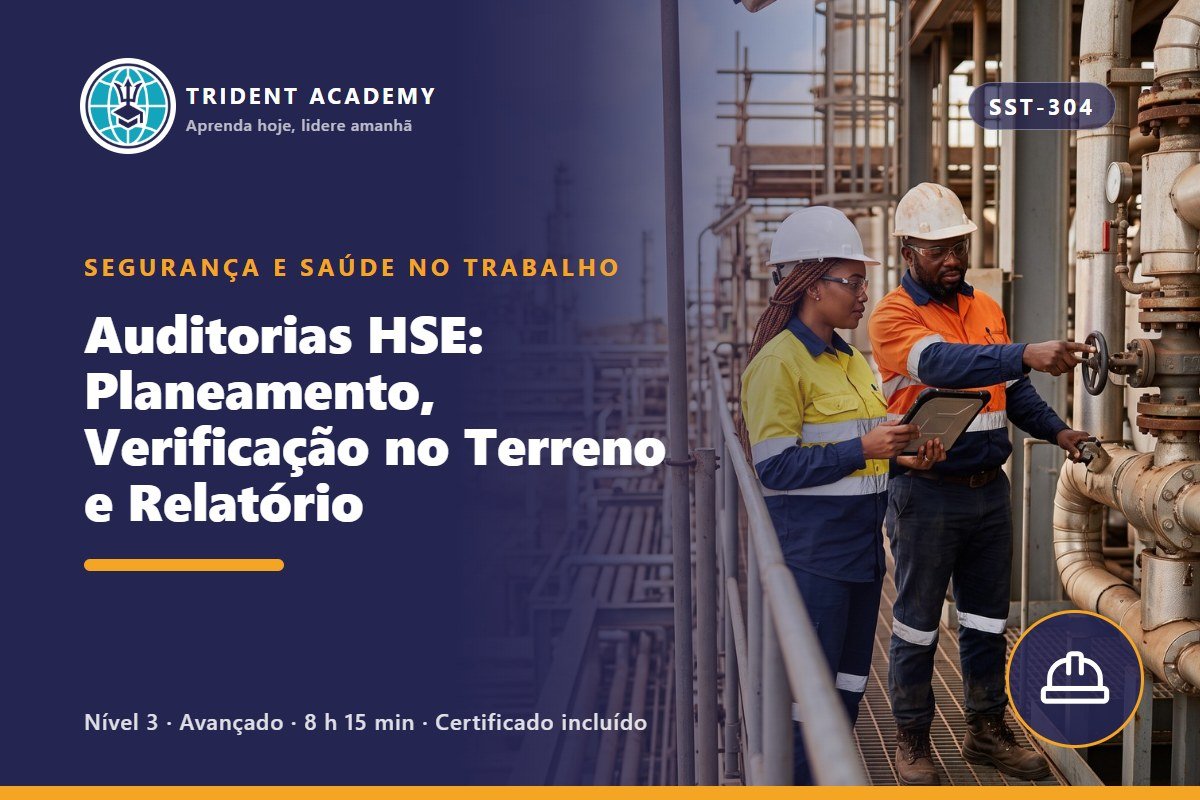 Auditorias HSE: Planeamento, Verificação no Terreno e Relatório