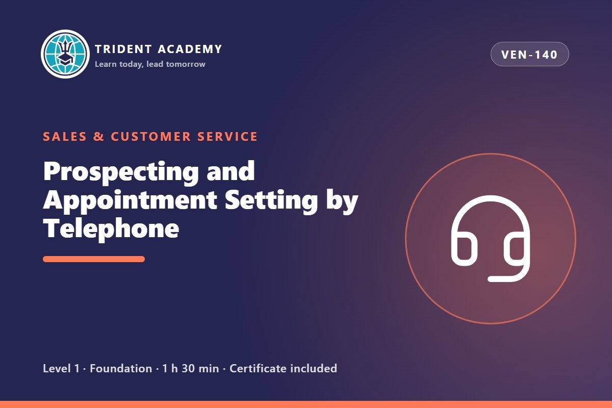 Prospeção e Marcação de Reuniões por Telefone (curso em inglês)