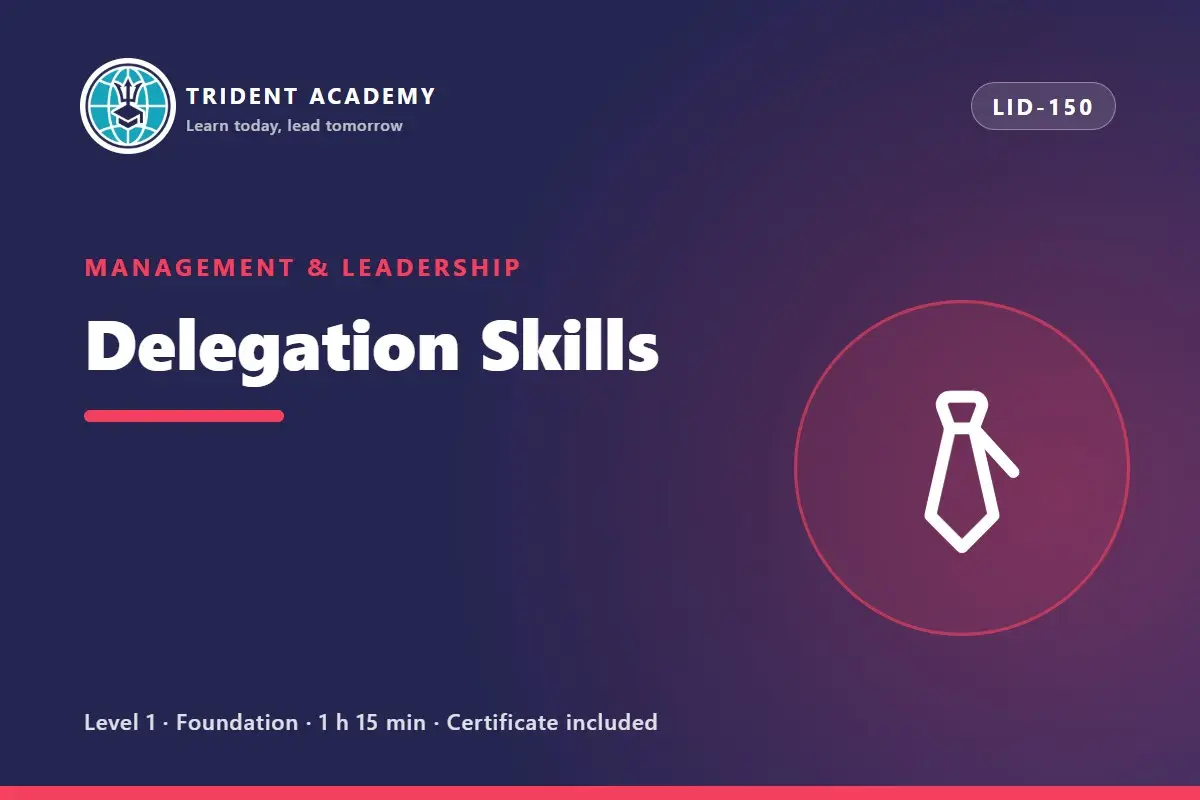 Competências de Delegação (curso em inglês)