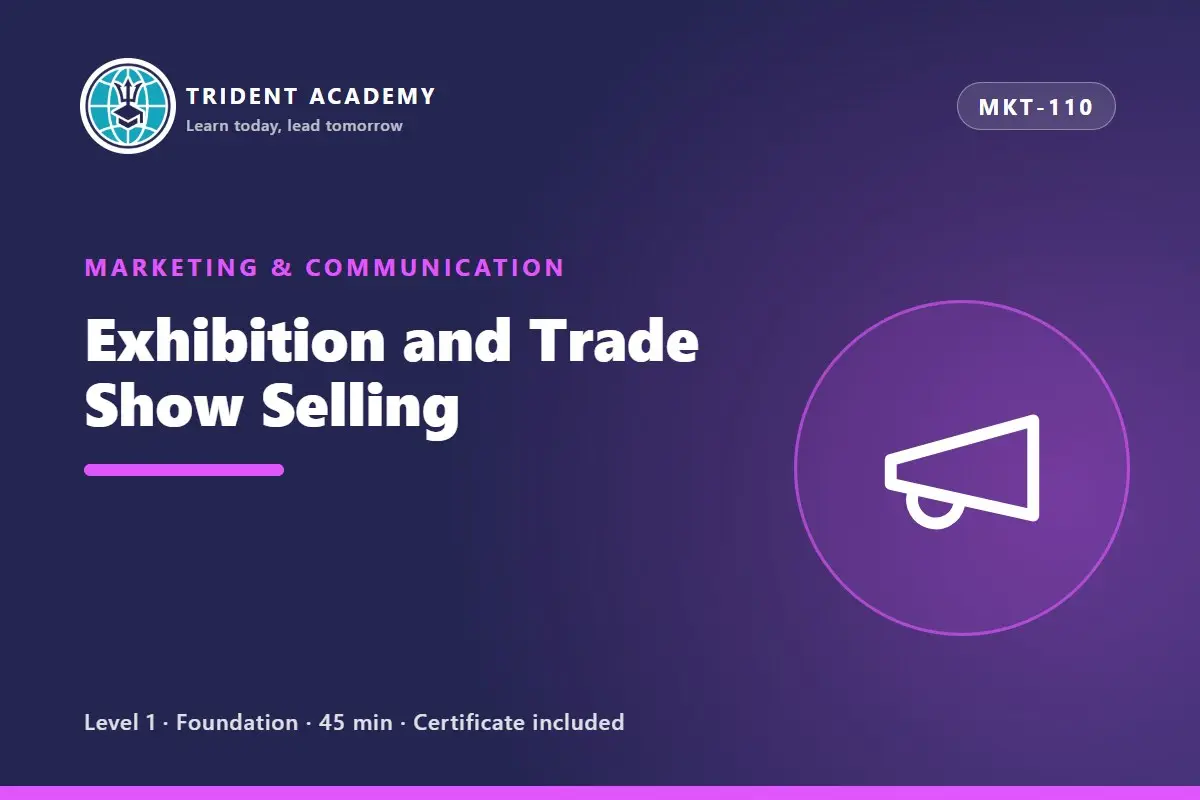 Exhibition and Trade Show Selling