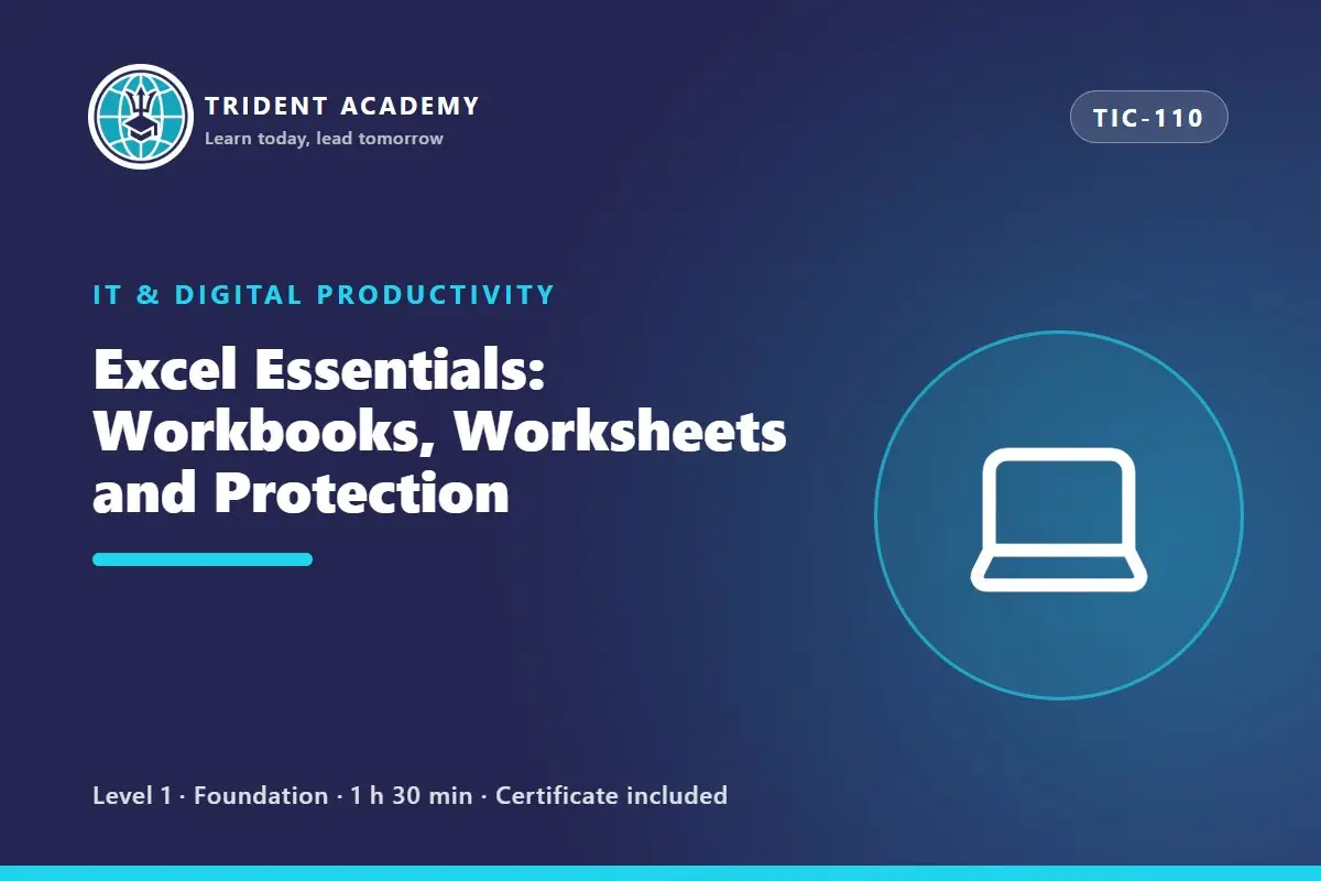 Excel Essentials: Workbooks, Worksheets and Protection