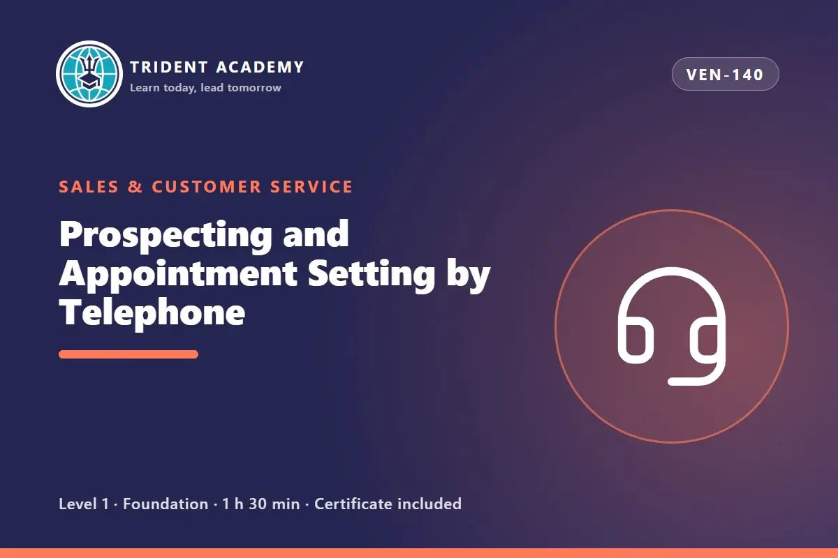 Prospeção e Marcação de Reuniões por Telefone (curso em inglês)