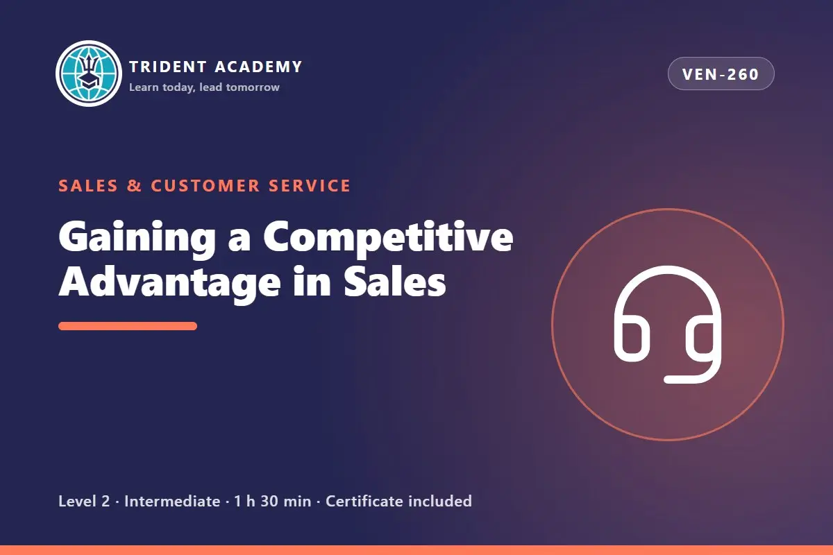 Gaining a Competitive Advantage in Sales